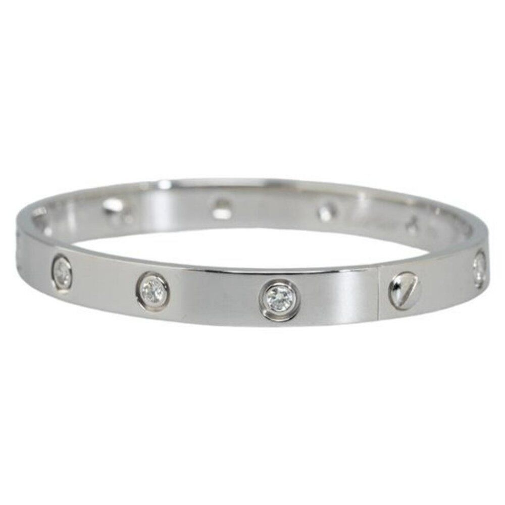 Cartier Love Bracelet, 10 Diamonds - Picture 3 of 9